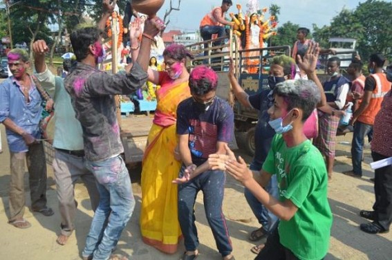 Dasami concluded amid cheers and enthusiasm in Agartala Dasami concluded amid cheers and enthusiasm in Agartala